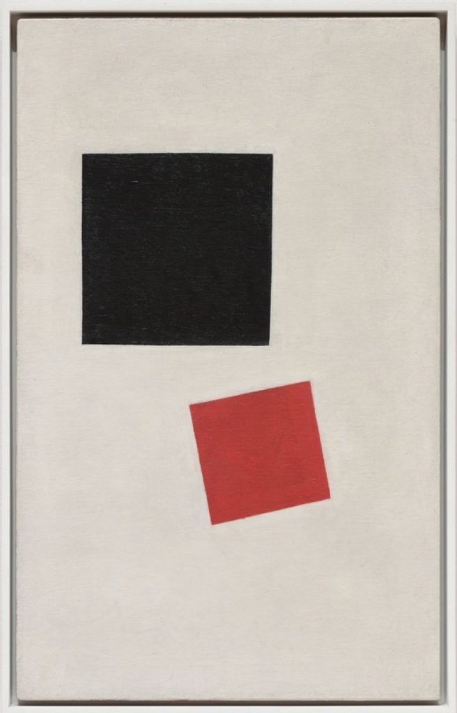 Kazimir Malevich. Quadrado preto e vermelho, 1915. Imagem: BOMB Magazine