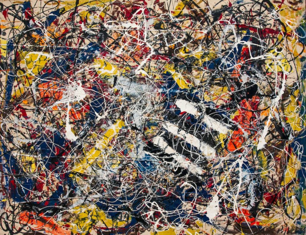 Number 17A, 1948. Jackson Pollock. Imagem: Jackson-Pollock.org