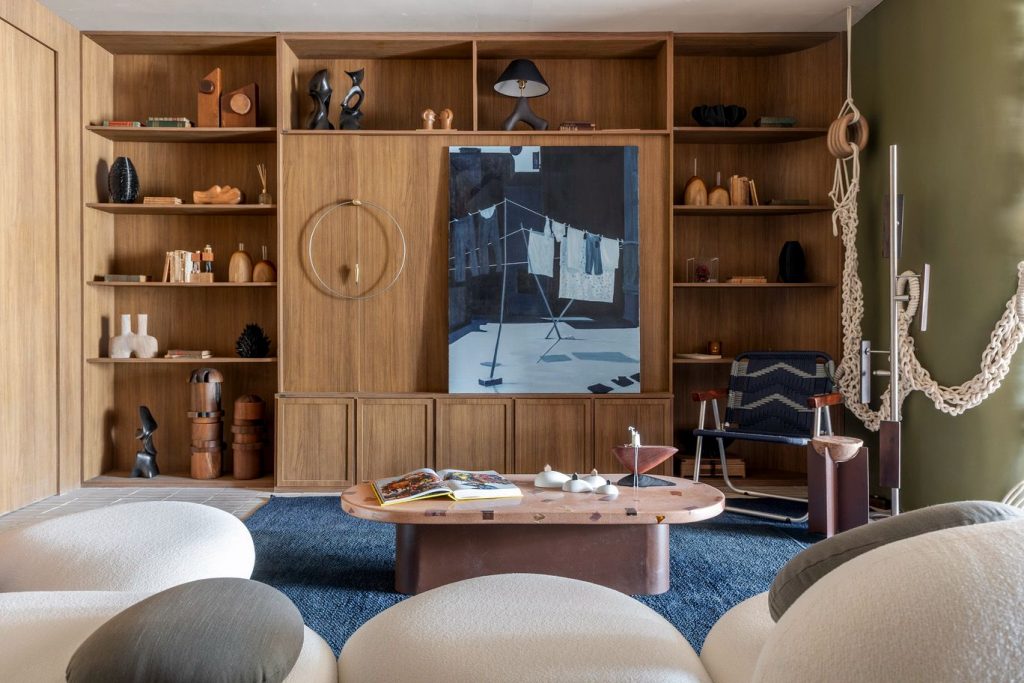 Sala da Casa Corcovado na Bienal de Arquitetura Brasileira.