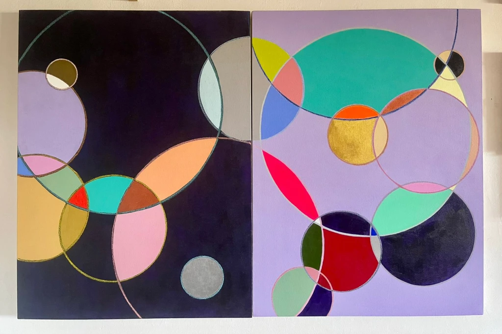 Obra geométrica disponível na Artsoul