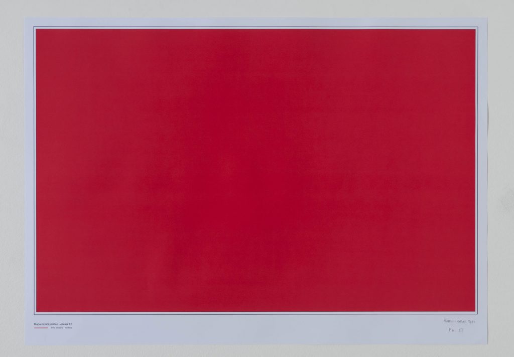 "Mapa Mundi político - escala 1:1", 2010, Marcius Galan